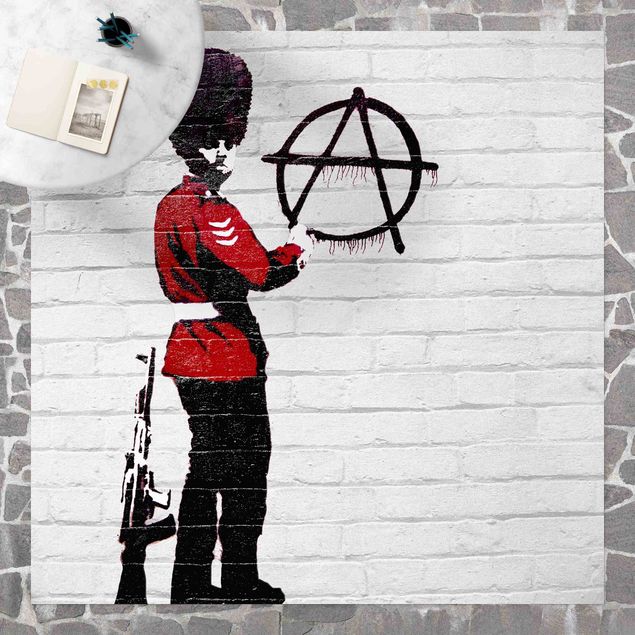 Teppich Balkon Anarchist Soldier - Brandalised ft. Graffiti by Banksy