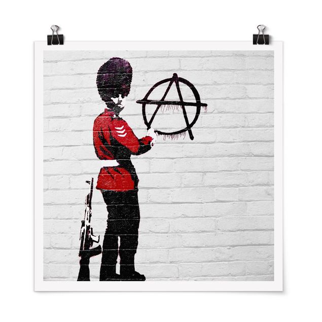 Poster bestellen Anarchist Soldier - Brandalised ft. Graffiti by Banksy