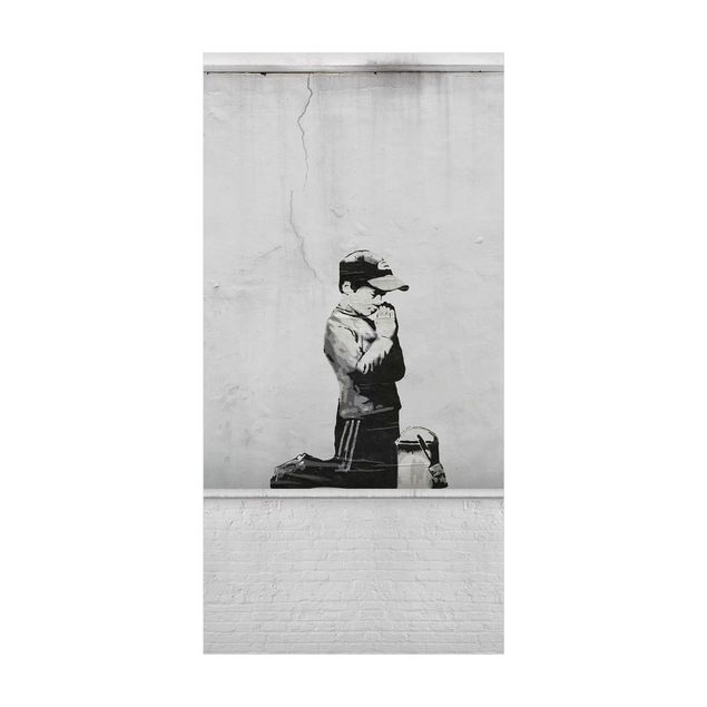 Vinyl-Teppich Betender Junge - Brandalised ft. Graffiti by Banksy