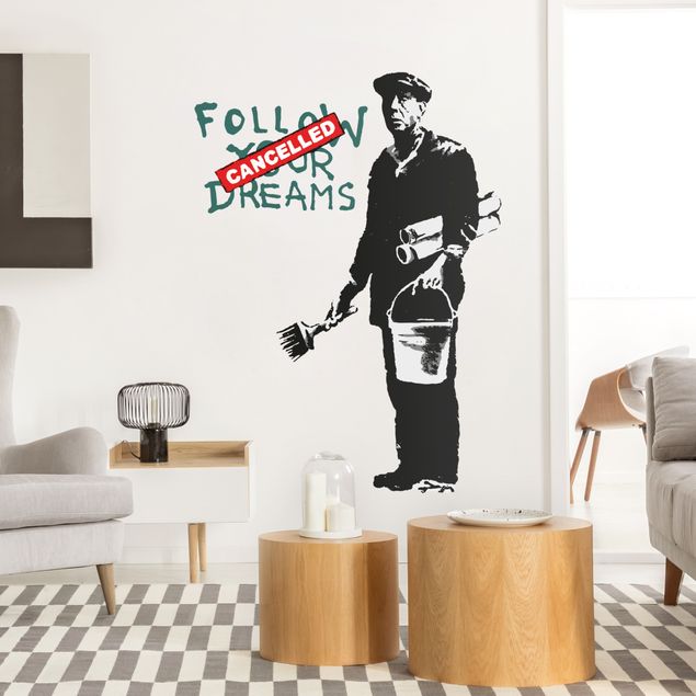 Wandtattoo - Follow Your Dreams II - Brandalised ft. Graffiti by
