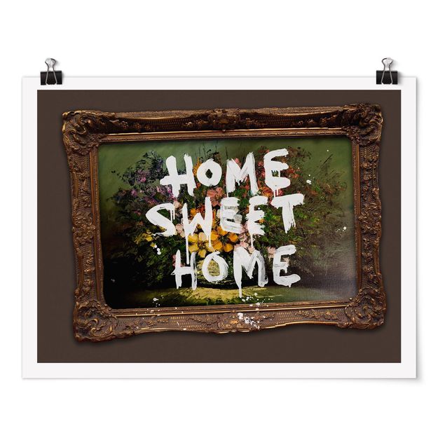 Poster Home sweet home - Brandalised ft. Graffiti by Banksy