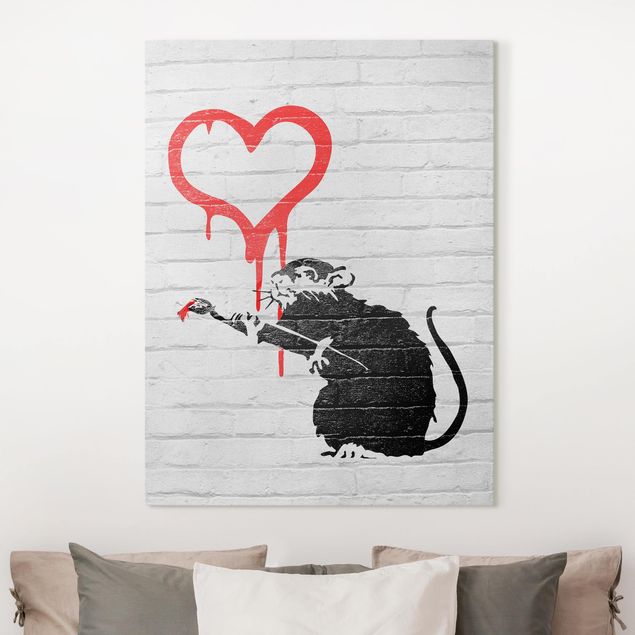 schöne Bilder Love Rat - Brandalised ft. Graffiti by Banksy
