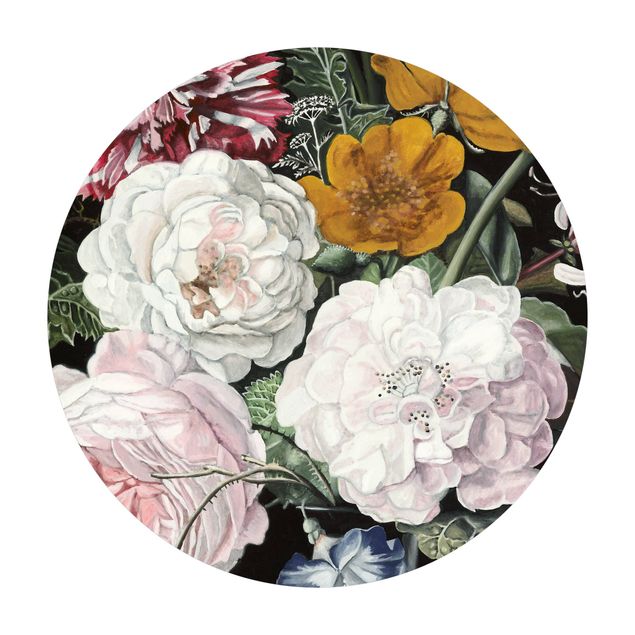 Vinyl-Matten Barock Bouquet