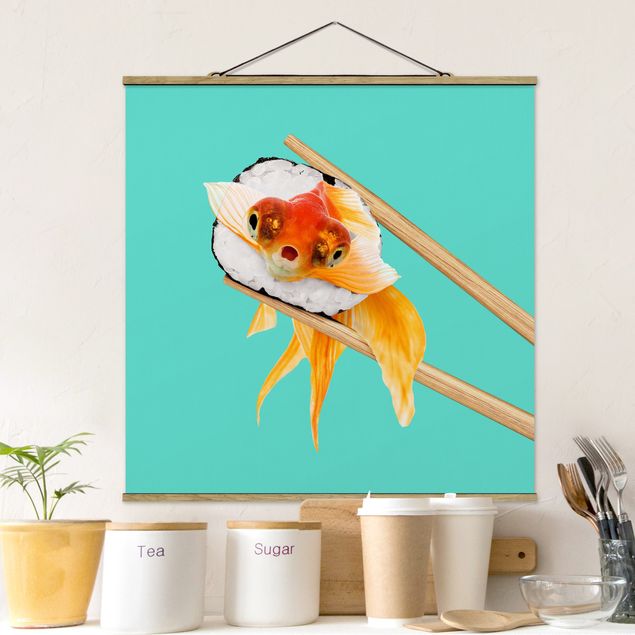 Jonas Loose Bilder Sushi mit Goldfisch