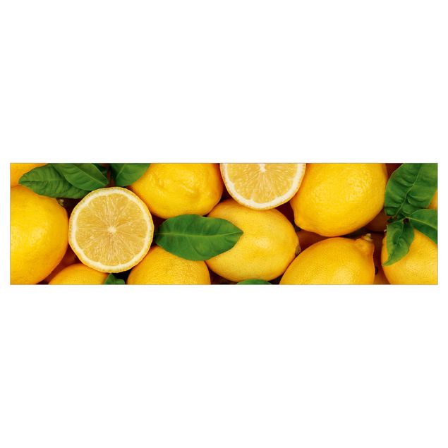 Motiv Küchenrückwand Saftige Zitronen