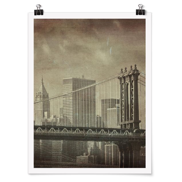 Poster - Vintage New York - Hochformat 3:4