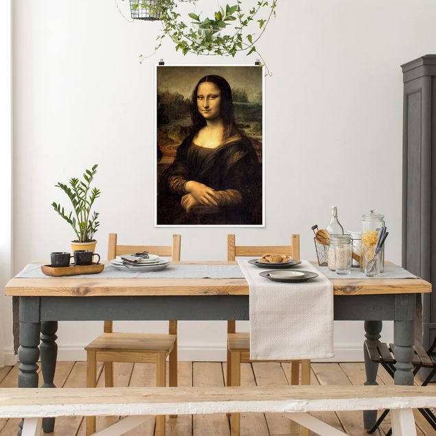 Wand Poster XXL Leonardo da Vinci - Mona Lisa