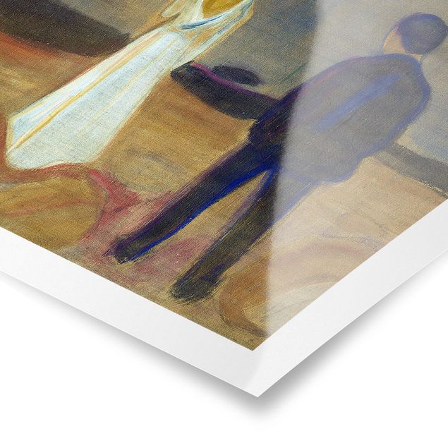 Poster - Edvard Munch - Zwei Menschen - Querformat 2:3