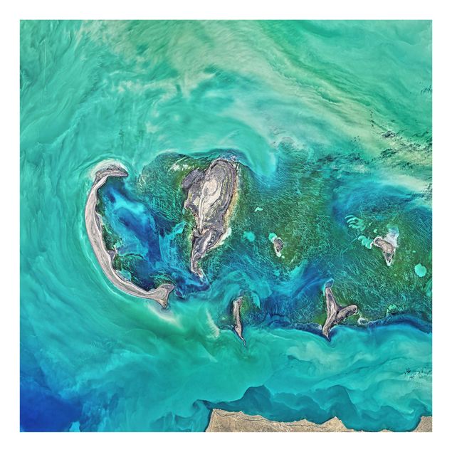 Spritzschutz NASA Fotografie Kaspisches Meer