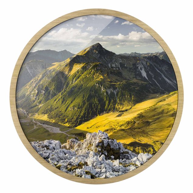 Rainer Mirau Bilder Berge und Tal der Lechtaler Alpen in Tirol