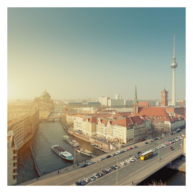 Fototapete - Berlin am Morgen