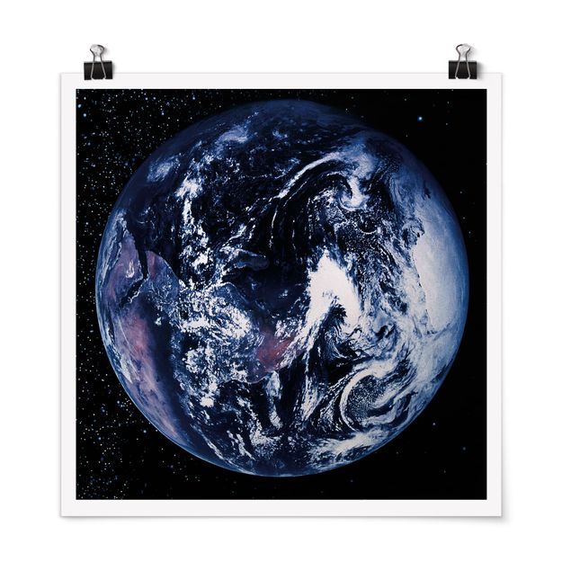 Poster - Planet Earth - Quadrat 1:1