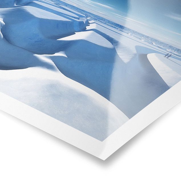Poster - Gletscherlauf - Quadrat 1:1