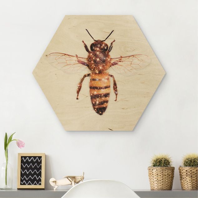 Jonas Loose Poster Biene mit Glitzer
