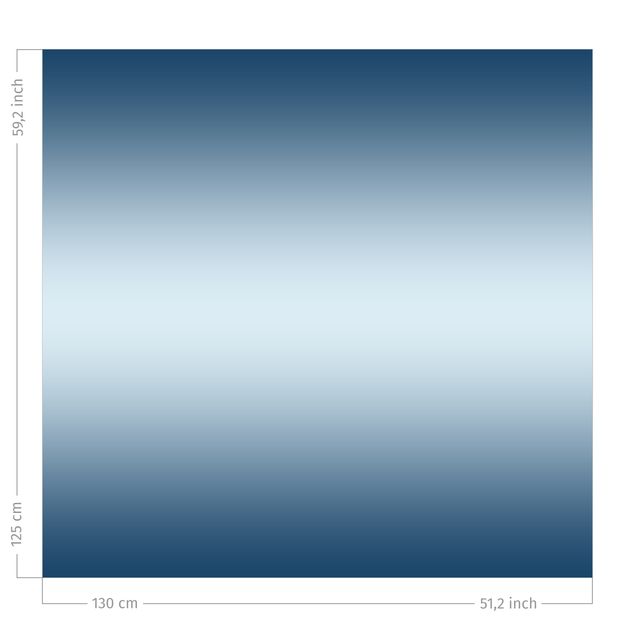 Verdunkelungsvorhänge Blauer Horizontaler Farbverlauf