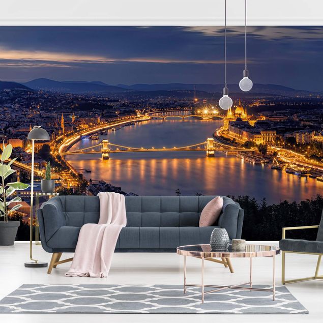 Design Tapeten Blick über Budapest