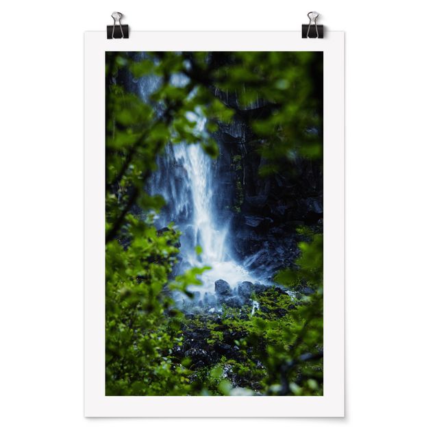 schöne Bilder Blick zum Wasserfall