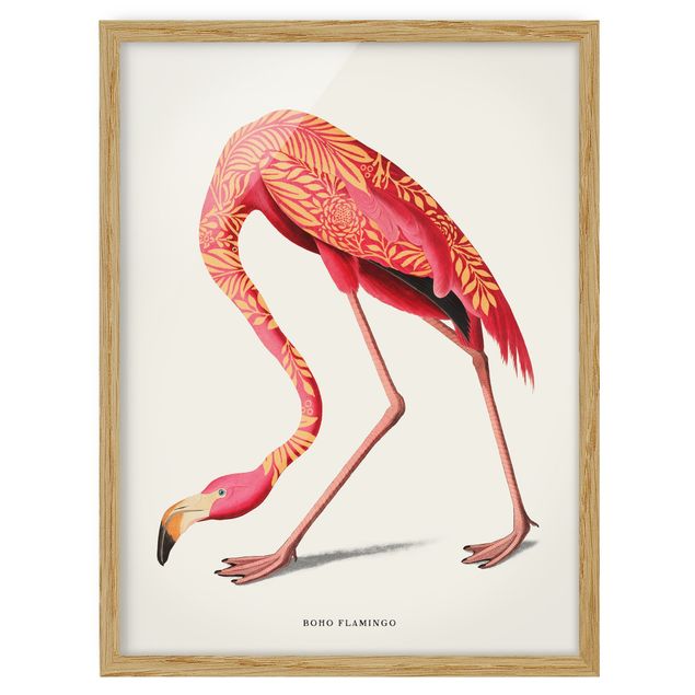 Jonas Loose Bilder Boho Vogel - Flamingo