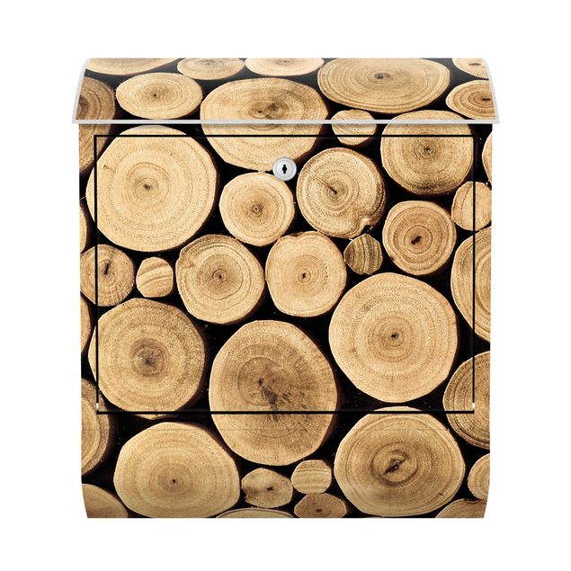 Briefkasten Holz - Homey Firewood - Wandbriefkasten