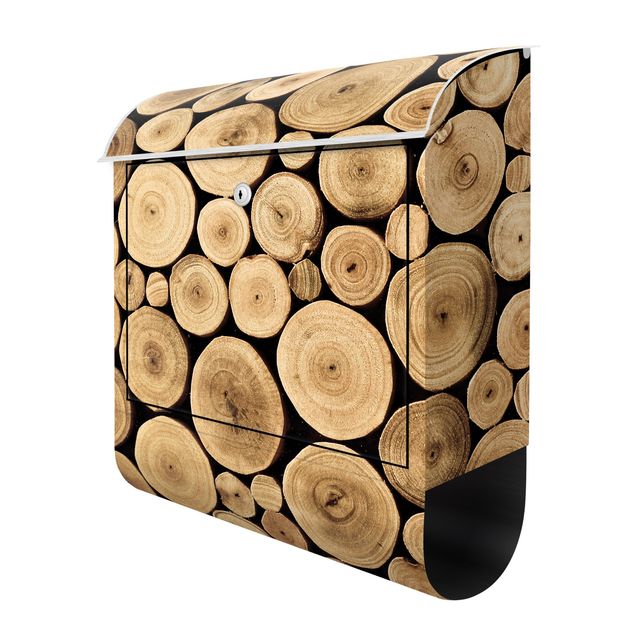 Briefkasten Holz - Homey Firewood - Wandbriefkasten