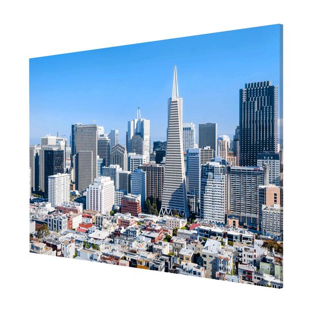 Magnettafel - San Francisco Skyline - Querfromat 4:3