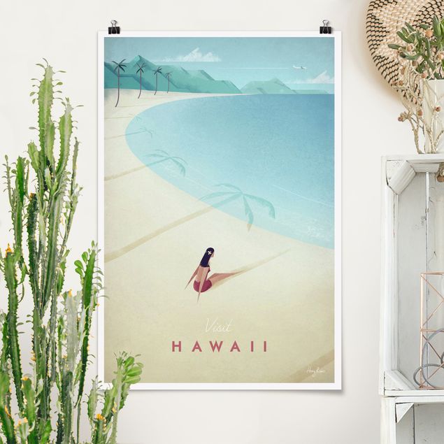 Wand Poster XXL Reiseposter - Hawaii