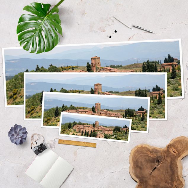 Poster - Charming Tuscany - Panorama Querformat