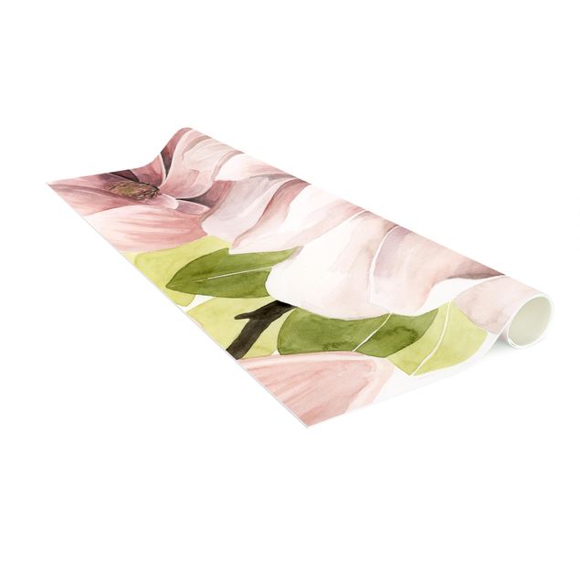 Teppich Blumen Magnolie errötet I