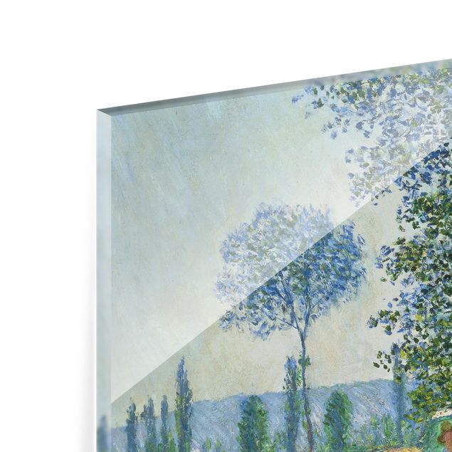 Küchenspritzschutz Claude Monet - Felder im Frühling