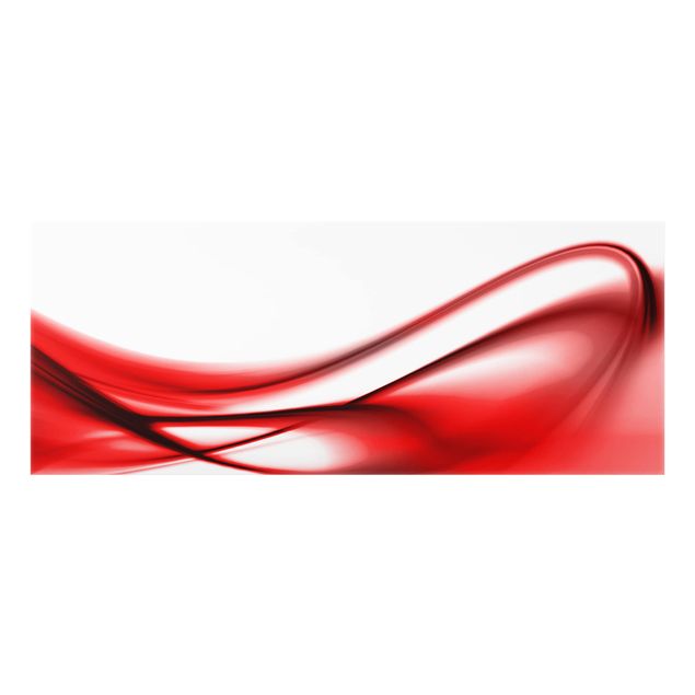 Spritzschutz Glas - Red Touch - Panorama - 5:2