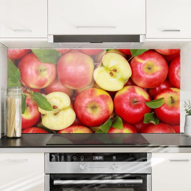Spritzschutz Gemüse & Obst Saftige Äpfel