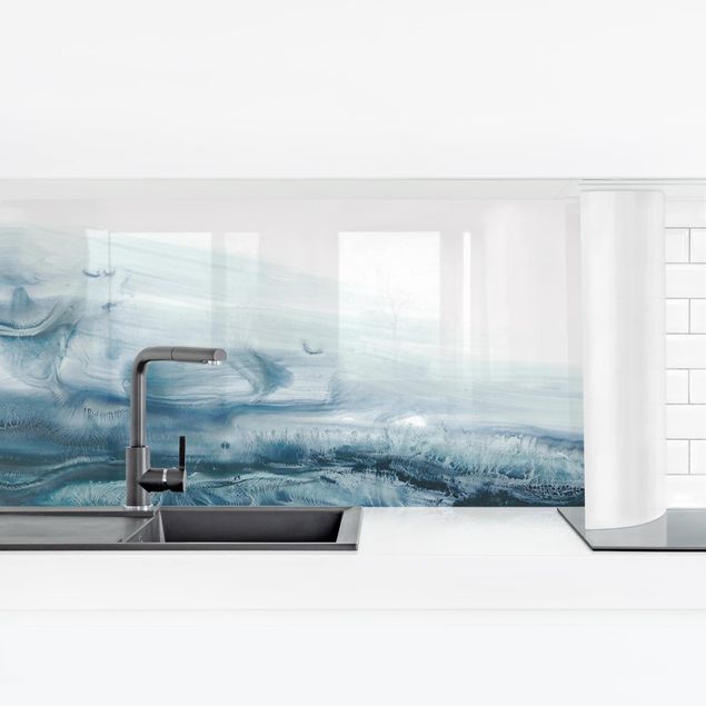 Küchenrückwand selbstklebend Meeresströmung II