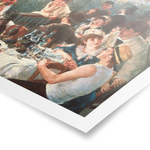 Poster - Auguste Renoir - Das Frühstück der Ruderer - Querformat 3:4