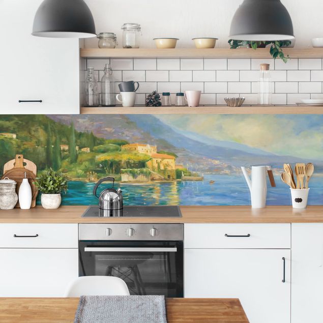 Wandpaneele Küche Italienische Landschaft - Meer