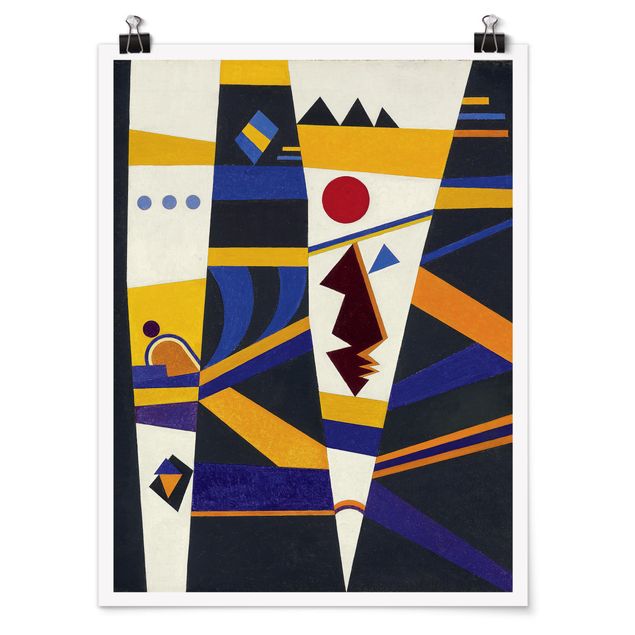 Moderne Poster Wassily Kandinsky - Bindung