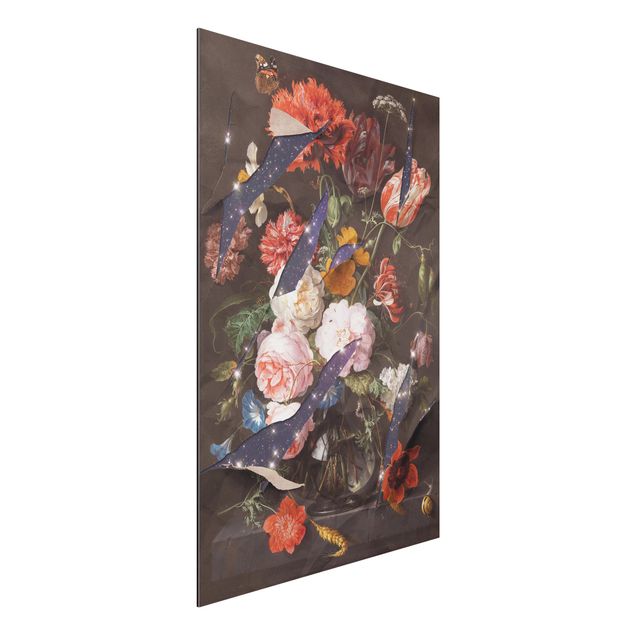 Jonas Loose Prints Blumen mit Galaxie