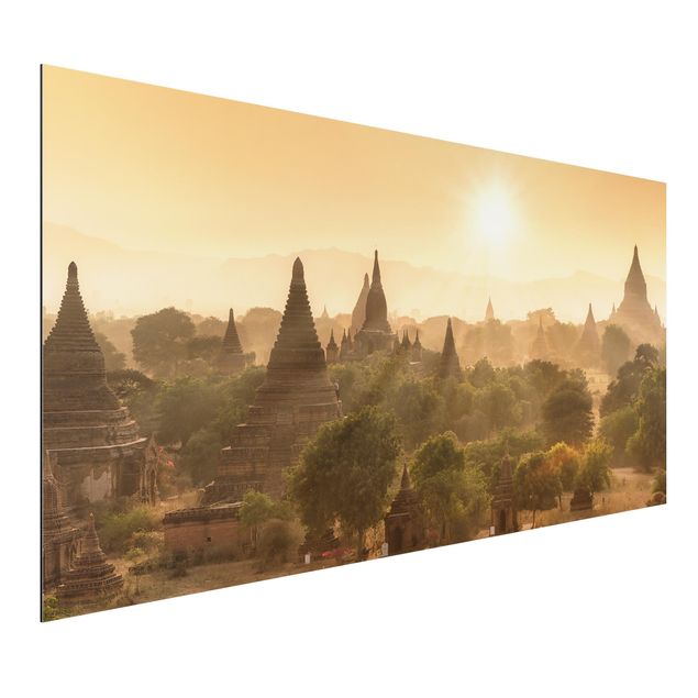 Bilder Sonnenuntergang über Bagan