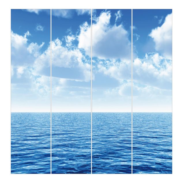 Schiebegardinen Set - Shining Ocean - Flächenvorhänge