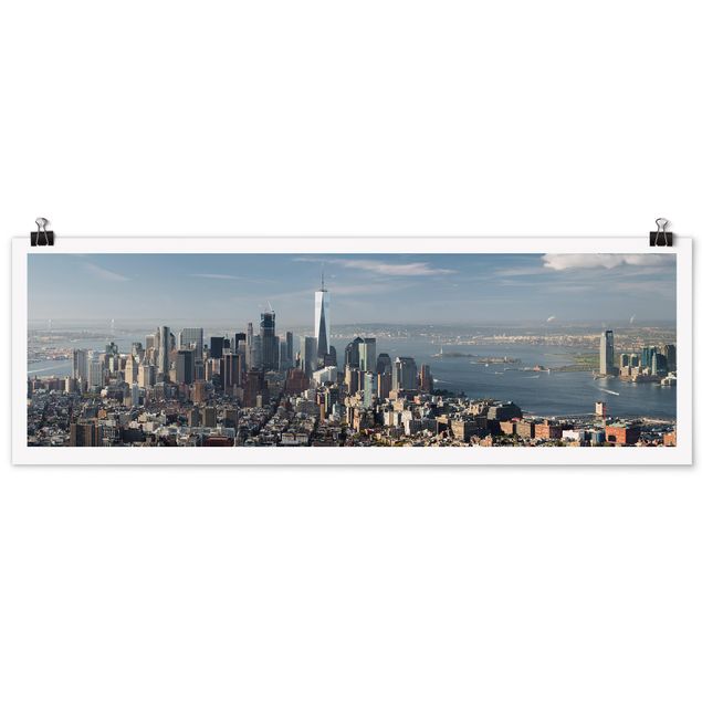Moderne Poster Blick vom Empire State Building