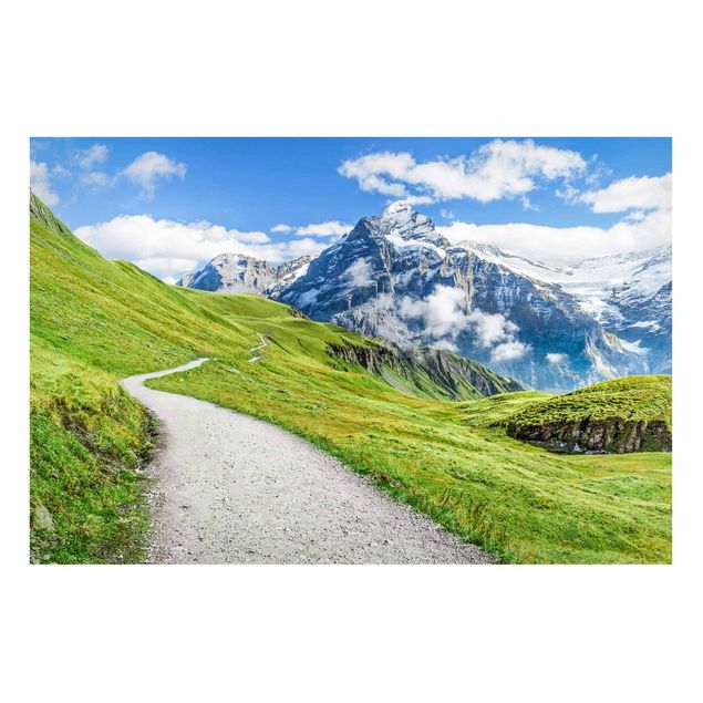 Magnettafel - Grindelwald Panorama - Hochformat 3:2