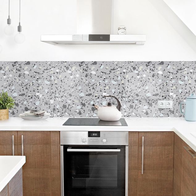 Küchenrückwand selbstklebend Detailliertes Terrazzo Muster Massa