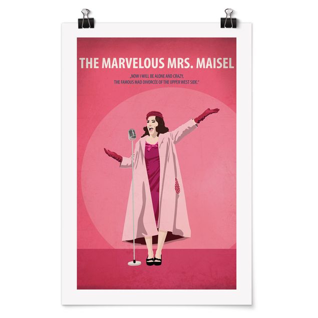 Poster - Filmposter The marvelous Mrs Maisel - Hochformat 3:2