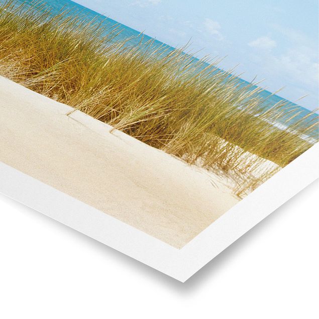 Poster - Strand an der Nordsee - Panorama Querformat