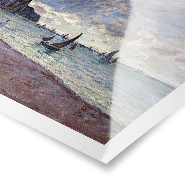 Poster Claude Monet - Küste von Pourville