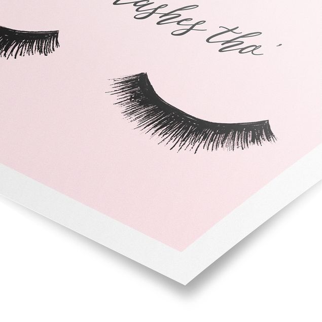 Poster Wimpern Chat - Lashes