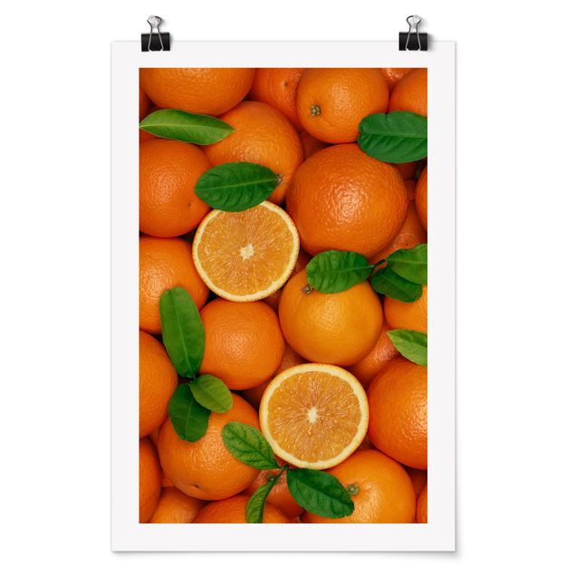 Poster kaufen Saftige Orangen