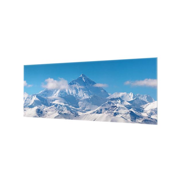 Spritzschutz Glas - Mount Everest - Panorama - 5:2