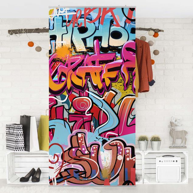 Raumteiler HipHop Graffiti