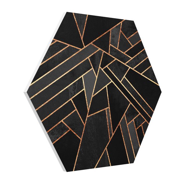 Hexagon Bild Forex - Schwarze Dreiecke Gold