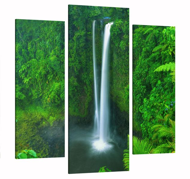 Leinwandbilder Paradiesischer Wasserfall